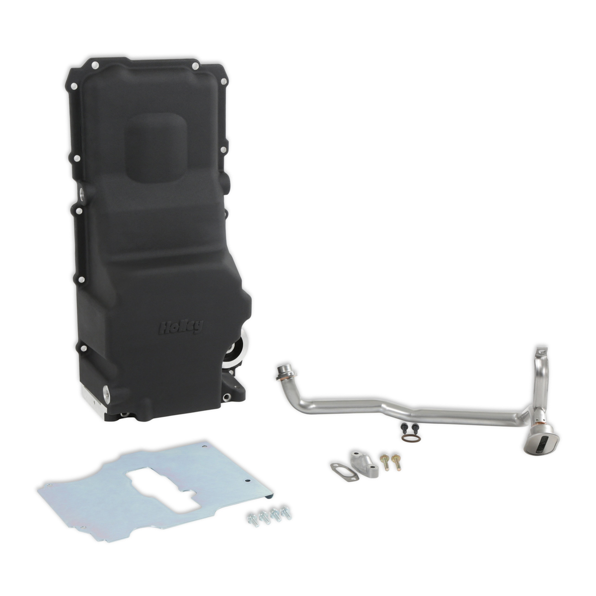 HOLLEY Retro Fit Oil Pan GM LS Engine Swap - Black 302-3BK