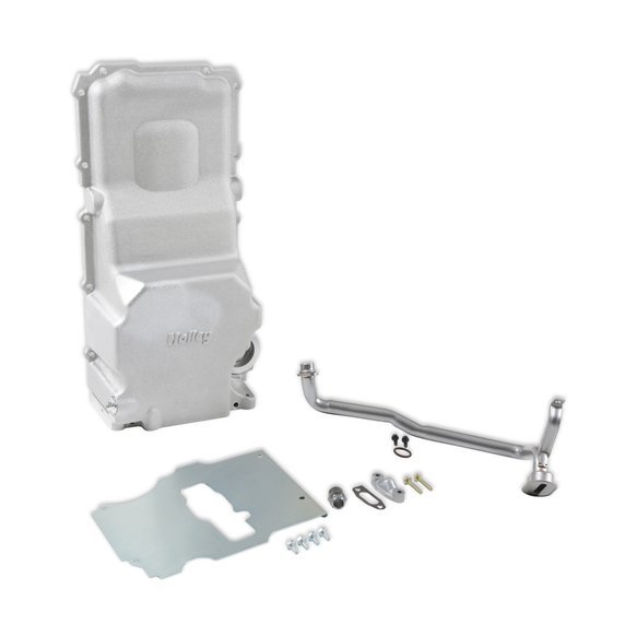 HOLLEY 5.6qt Cast Alm Oil Pan Kit GM LS Engine Swap 302-5