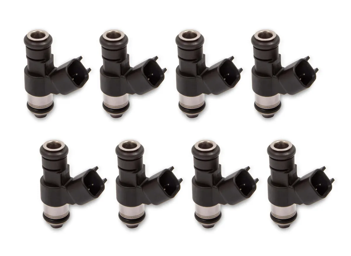 HOLLEY 220 PPH Fuel Injectors 8pk High Impedance 522-228XFM