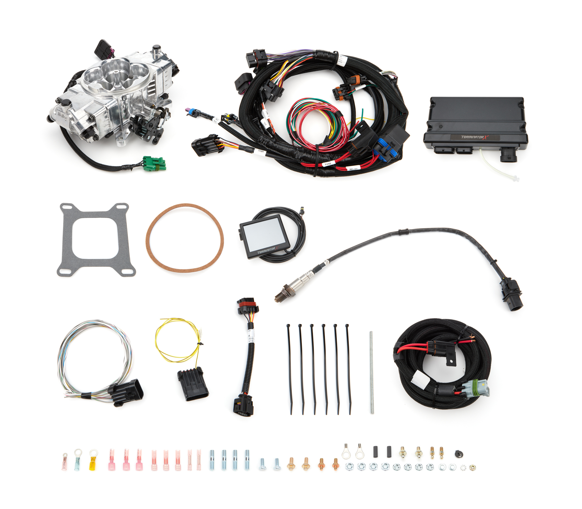 HOLLEY Terminator X Stealth Kit 4150 Shiny Finish 550-1001