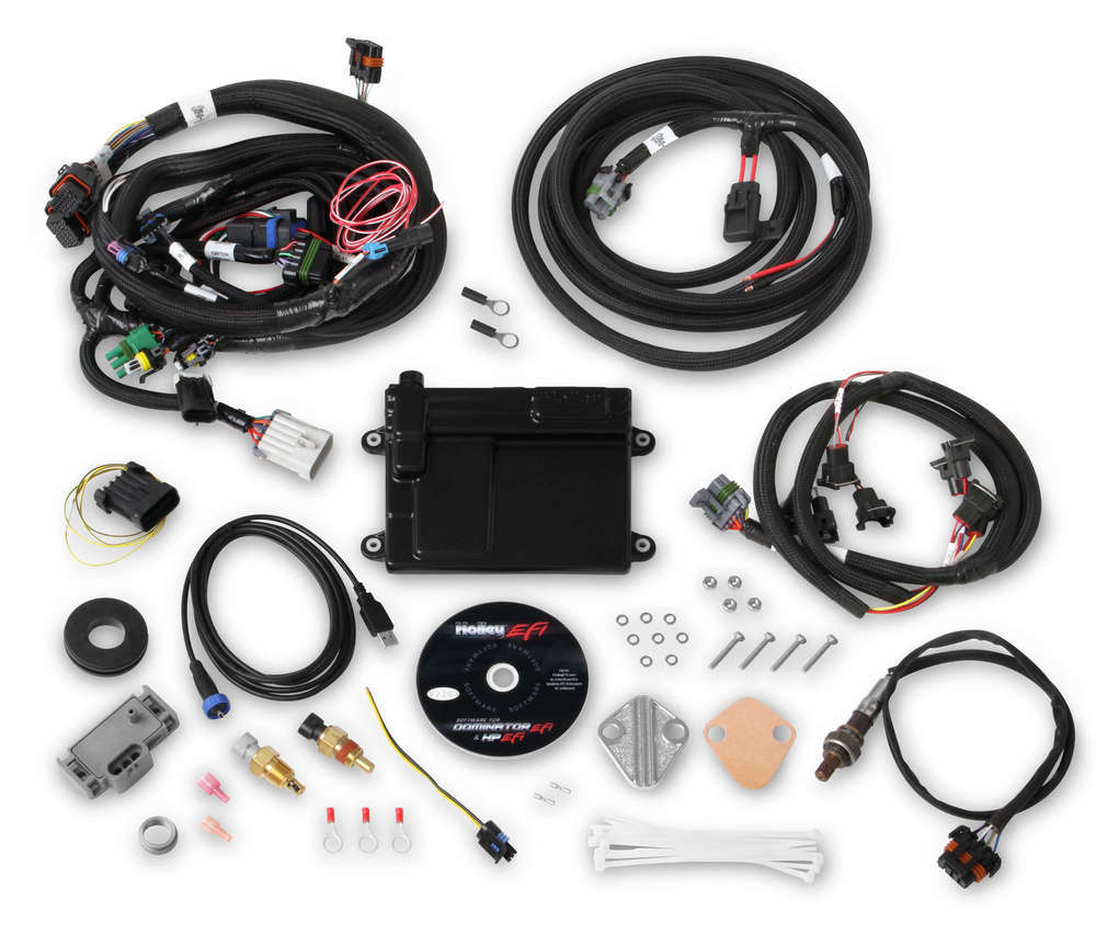 HOLLEY HP ECU & Harness - Ford MPFI NTK 550-606N