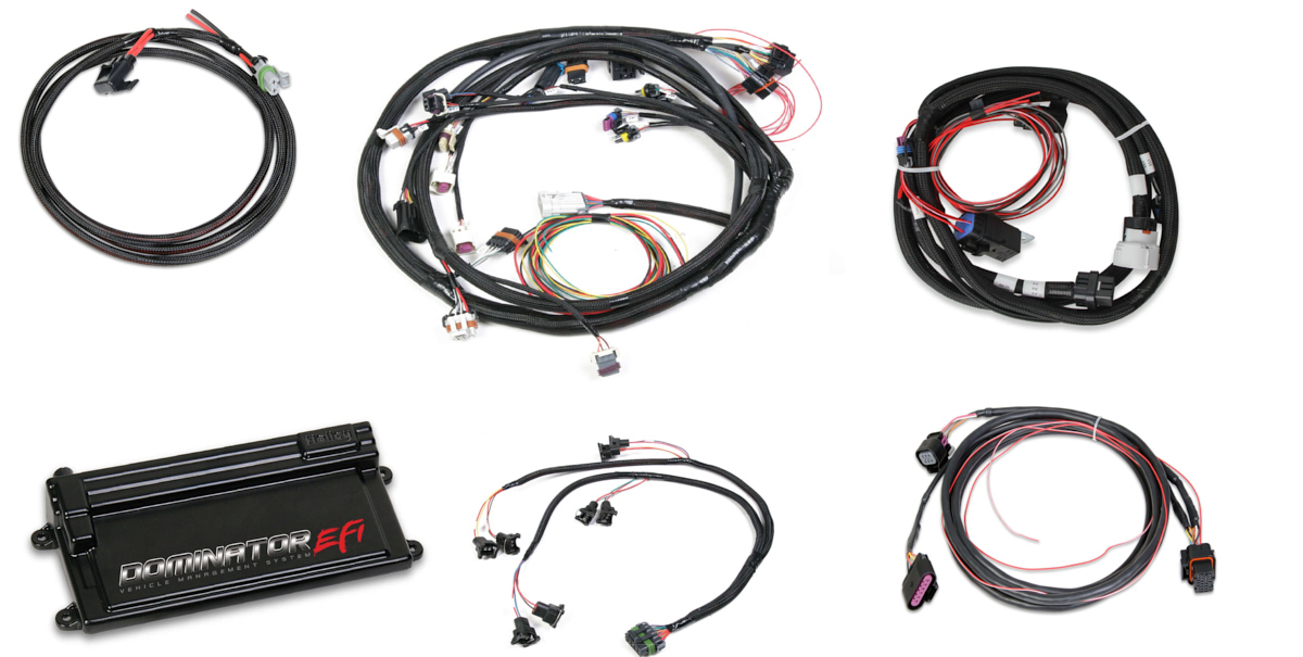 HOLLEY Dominator EFI Kit - LS2 w/Trans Contr & DBW 550-660