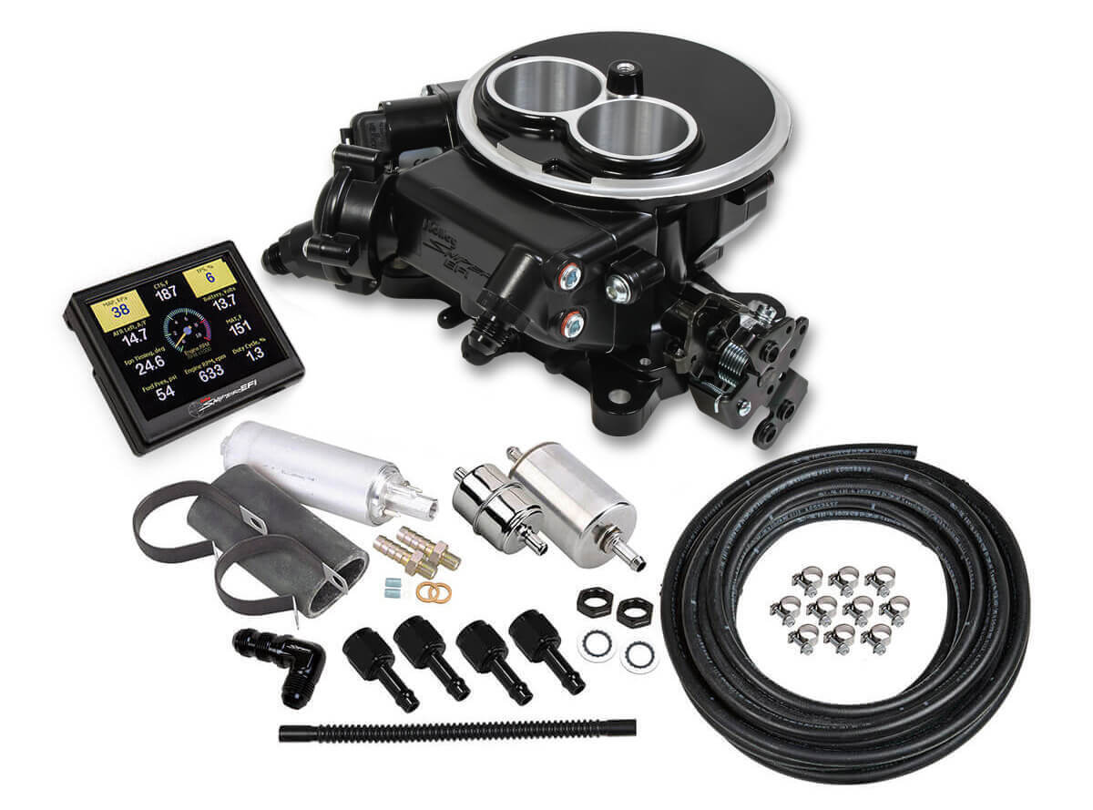 HOLLEY Sniper 2300 EFI Master Kit Black Finish 550-850K