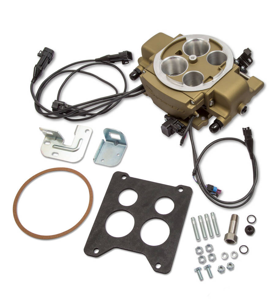 HOLLEY Sniper EFI Quadrajet Kit Gold Finish 550-869