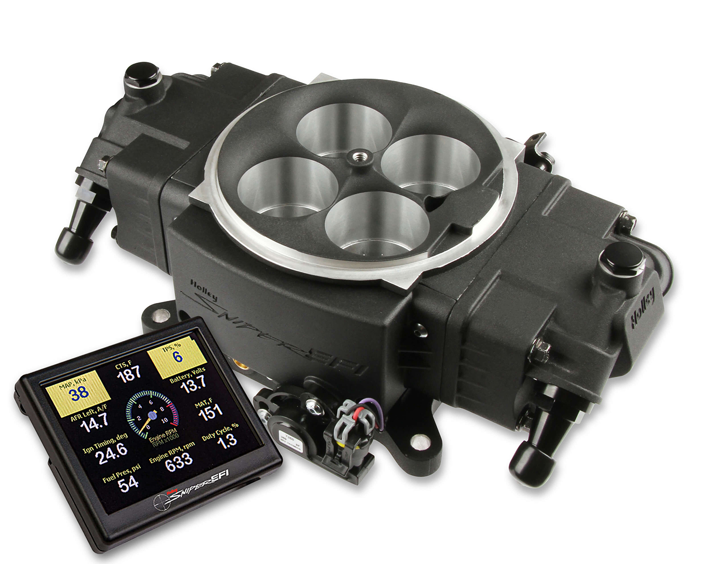 HOLLEY Sniper EFI Stealth 4150 Black Finish 550-871
