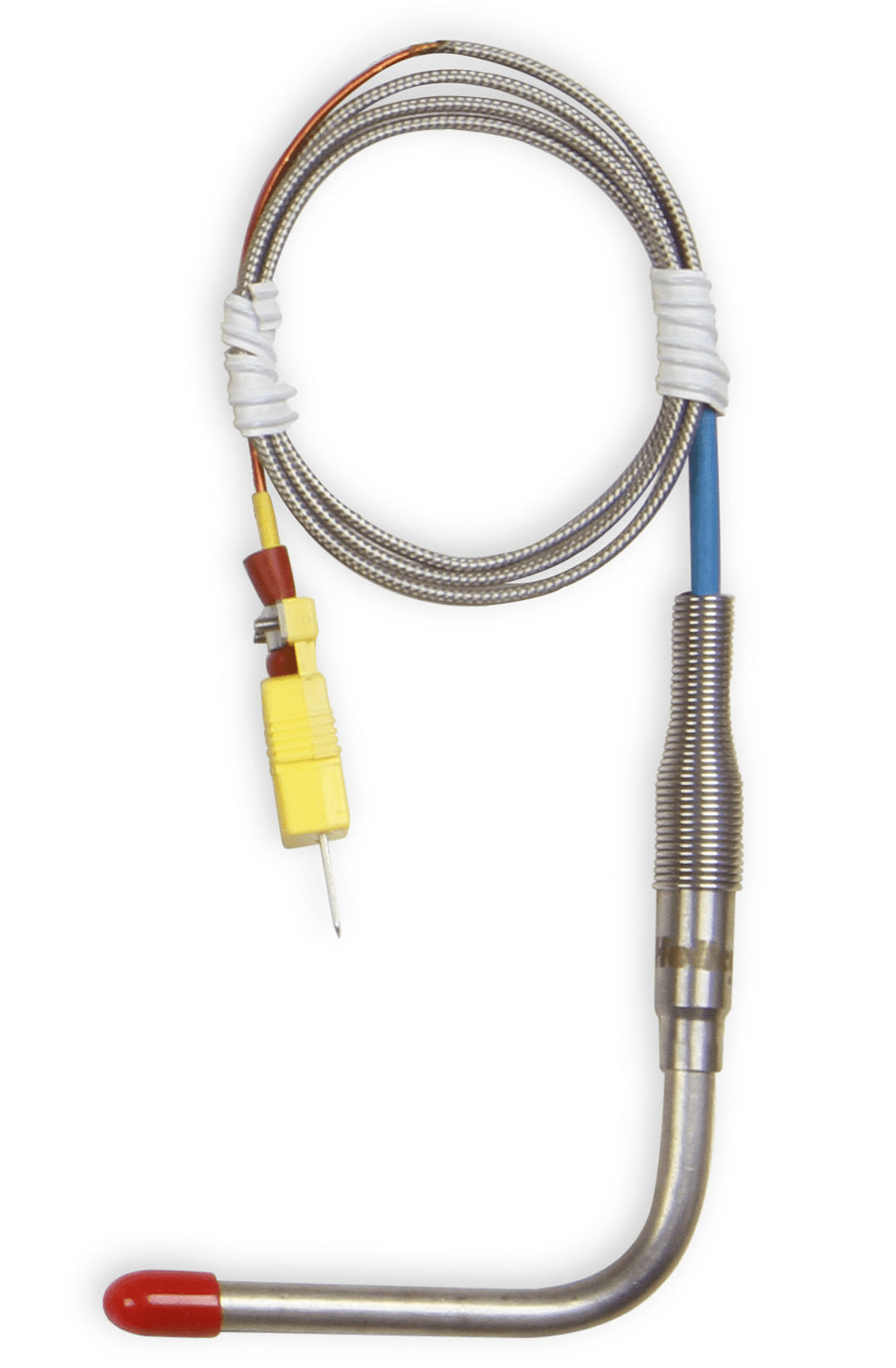 HOLLEY 1/4 EGT Probe - Open Tip 90-Degree 32.25in Length 554-178