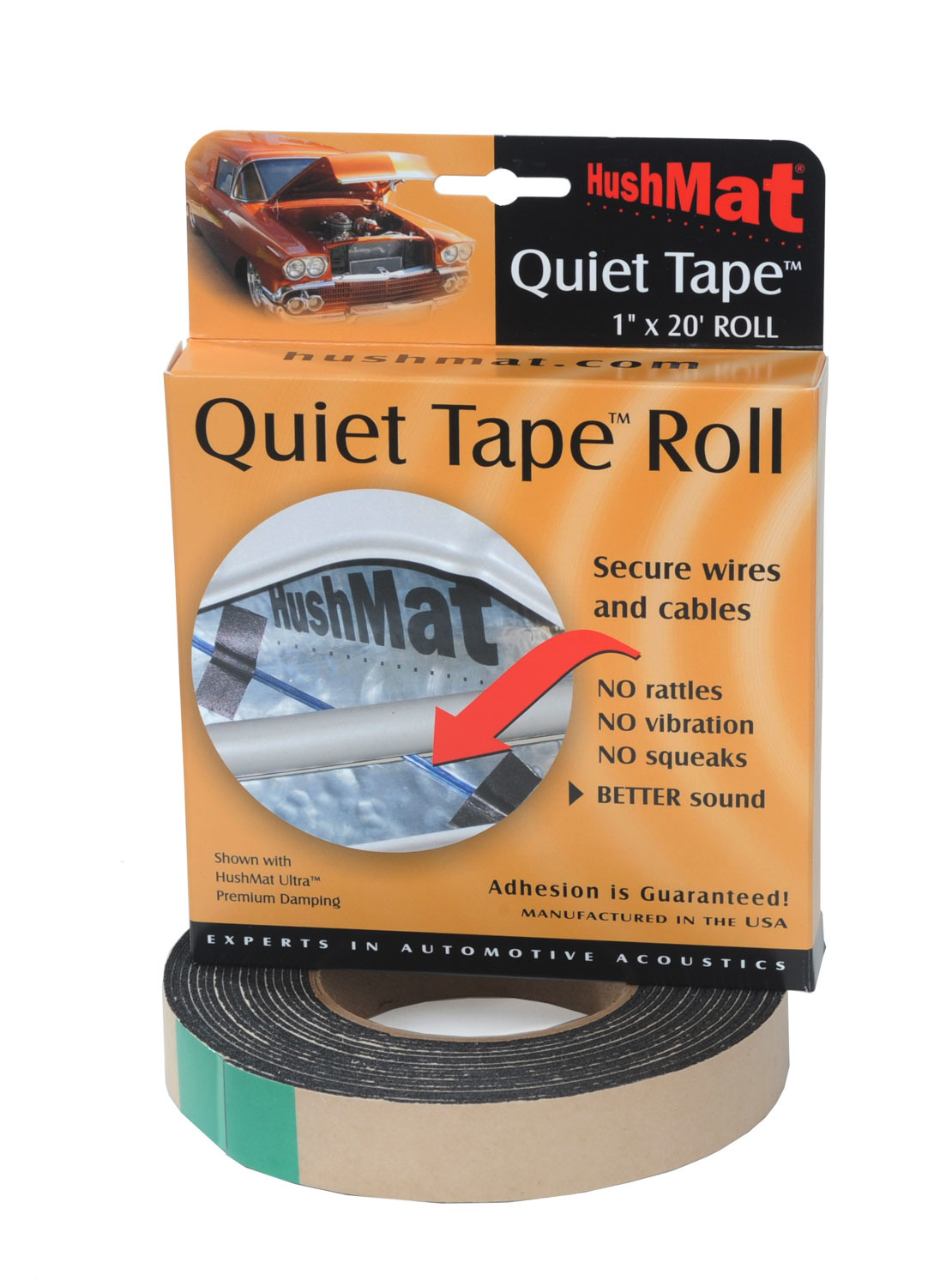 HUSHMAT Quiet Tape Shop Roll 1in x 20ft 30300