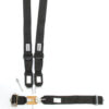 HOOKER HARNESS 5-Pt Harness Alum. LL Ratchet Adj Black 51010