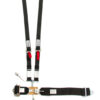 HOOKER HARNESS 5-Pt Harness System Hans LL Ratchet Adj Black 51100