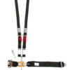 HOOKER HARNESS 5-Pt Harness System Hans LL USD Ratchet Adj Black 52100