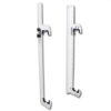 HEPFNER RACING PRODUCTS Radiator Wall Mount White HRP6340A-WHT
