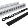 HEPFNER RACING PRODUCTS Torsion Bar Rack Holds 12 Sprint Bars White HRP6350-WHT