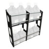 HEPFNER RACING PRODUCTS Jug Rack 8  Position Black HRP6359-8-BLK