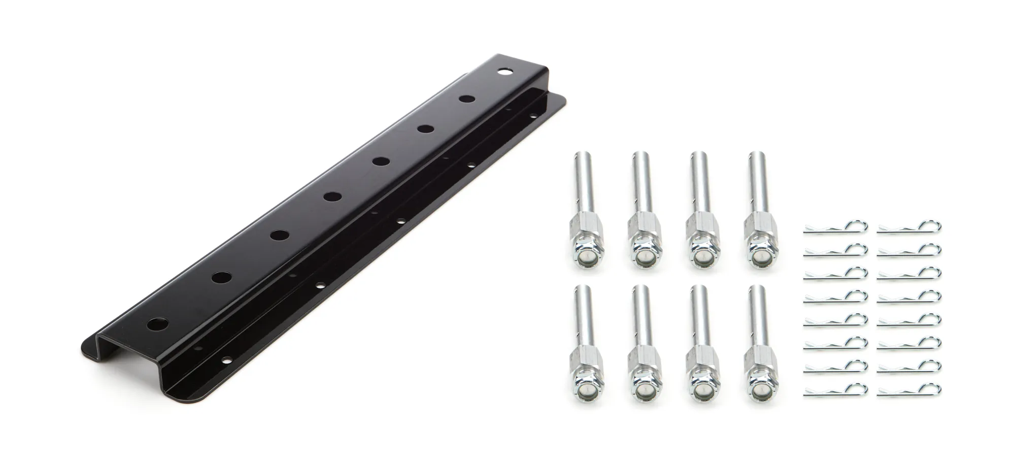 HEPFNER RACING PRODUCTS Shock Rack Wall Mounts Double 20in Black HRP6522D-20-BLK