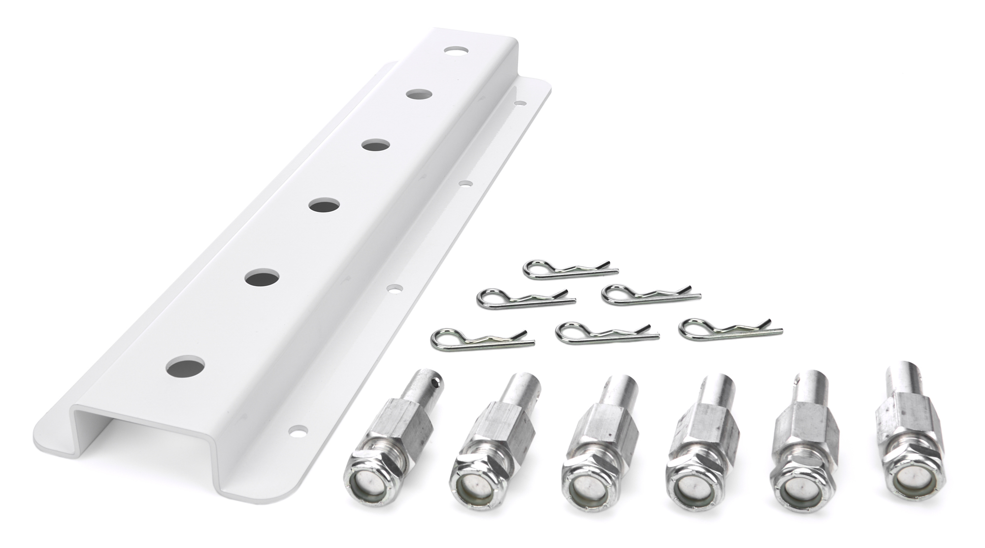 HEPFNER RACING PRODUCTS Wall Shock Mounts Single 15in Single Stack HRP6524S-15-WHT