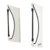 HEPFNER RACING PRODUCTS Nose Wing Mount for Mini Sprint White HRP6549-WHT