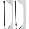 HEPFNER RACING PRODUCTS Nose Wing Wall Mount - Adj. Vertical Mounts HRP6556-WHT