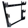 HEPFNER RACING PRODUCTS Axle Rack Wall Mount 1 Rear and 2 Fronts Blk HRP6776-BLK