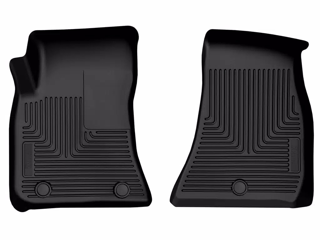Husky Liners Weatherbeater | Fits 2015-2022 Ford F - 150 SuperCrew Cab w/o Fold Flat Storage, Front & 2nd Row Liners - Black, 3 pc. | 94041