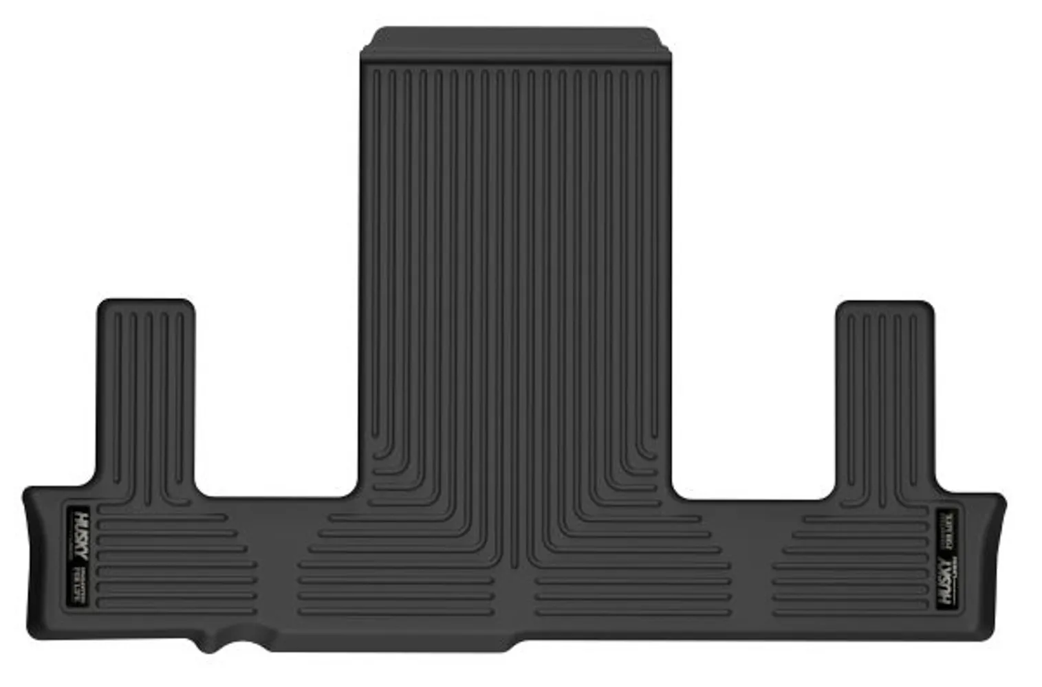 HUSKY LINERS 21- Chevy Tahoe Floor Liners 2nd row Black 55331