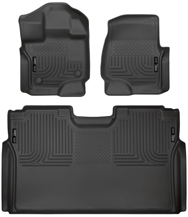 HUSKY LINERS Front & 2nd Seat Floor L iners Weatherbeater 94041