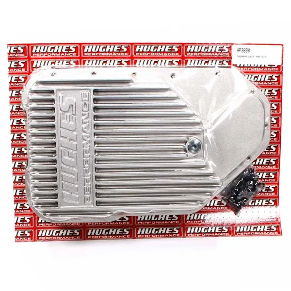 HUGHES PERFORMANCE Aluminum Trans Pan Deep GM TH200R4 HP3880
