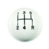 HURST Mustang 5-Speed White Classic Shift Knob 1630014