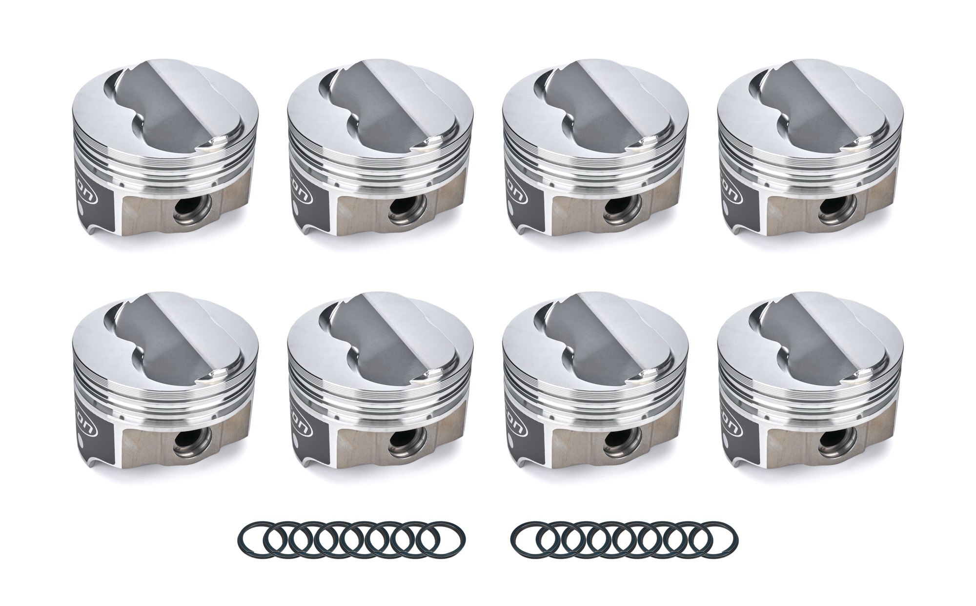ICON PISTONS SBC Forged Domed Piston Set 4.040 Bore +6.26cc IC793.040