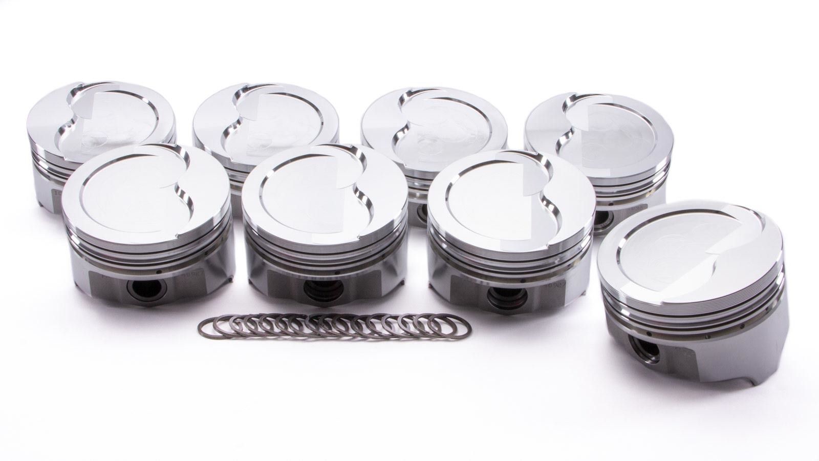 ICON PISTONS Olds 455 Forged D-Cup Piston Set 4.156 -25cc IC887.030