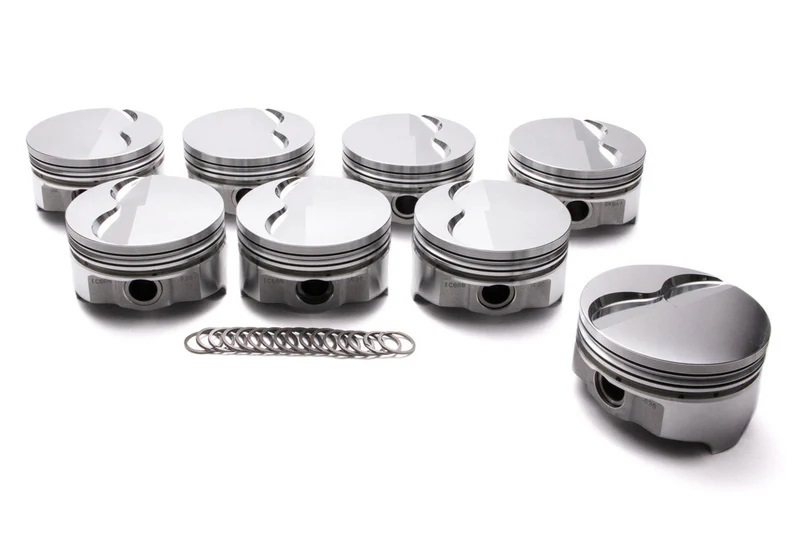 ICON PISTONS Pontiac V8 Dished Piston Set 4.160 Bore -14cc IC891.040