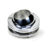 IDIDIT 2in Polished Swivel Ball Floor Mount Chrome Colum 2401550040