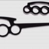 IDIDIT Billet Lever Kit Black Powder Coat Grip Style 2500300051