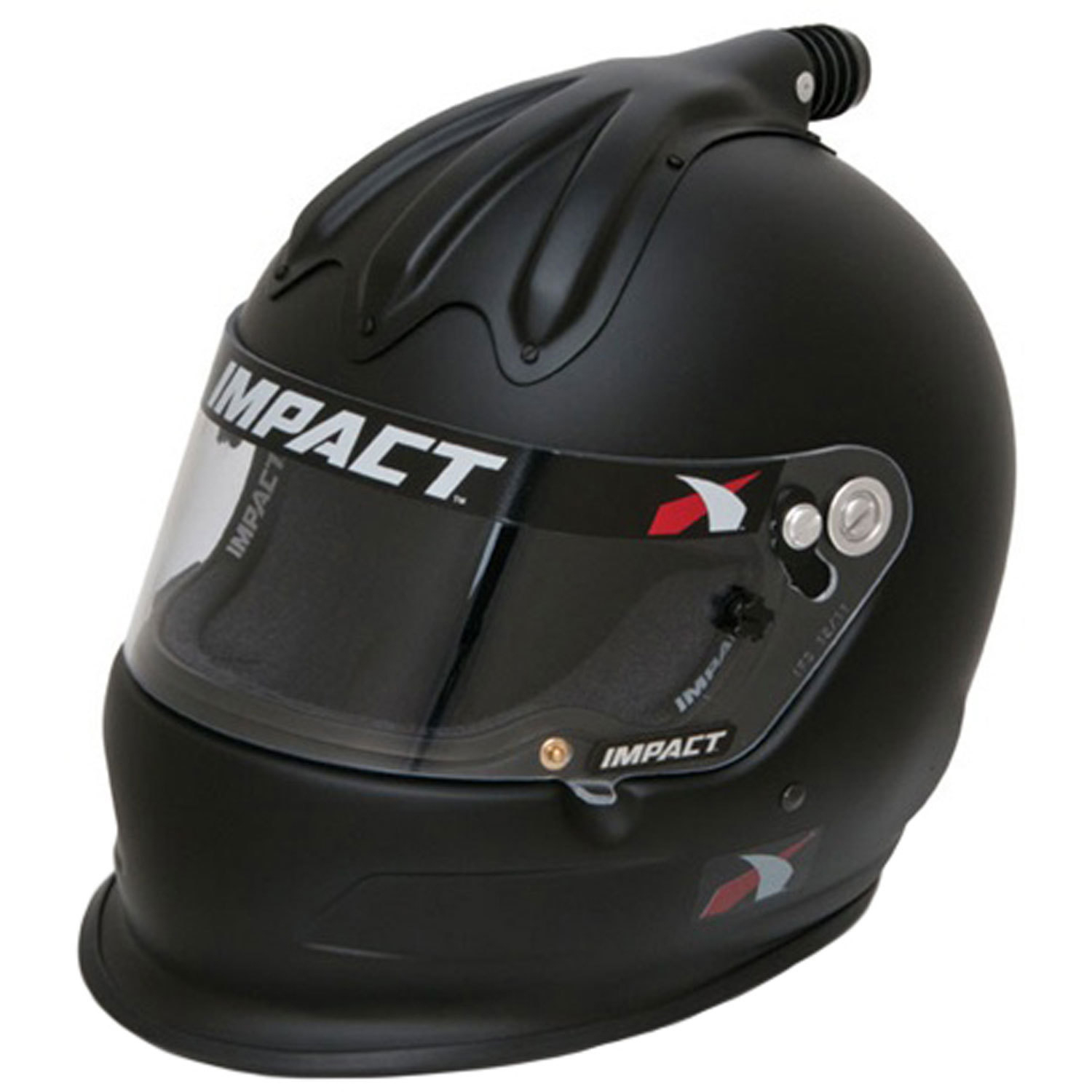 IMPACT RACING Helmet Super Charger Large Flat Black SA2020 17020512