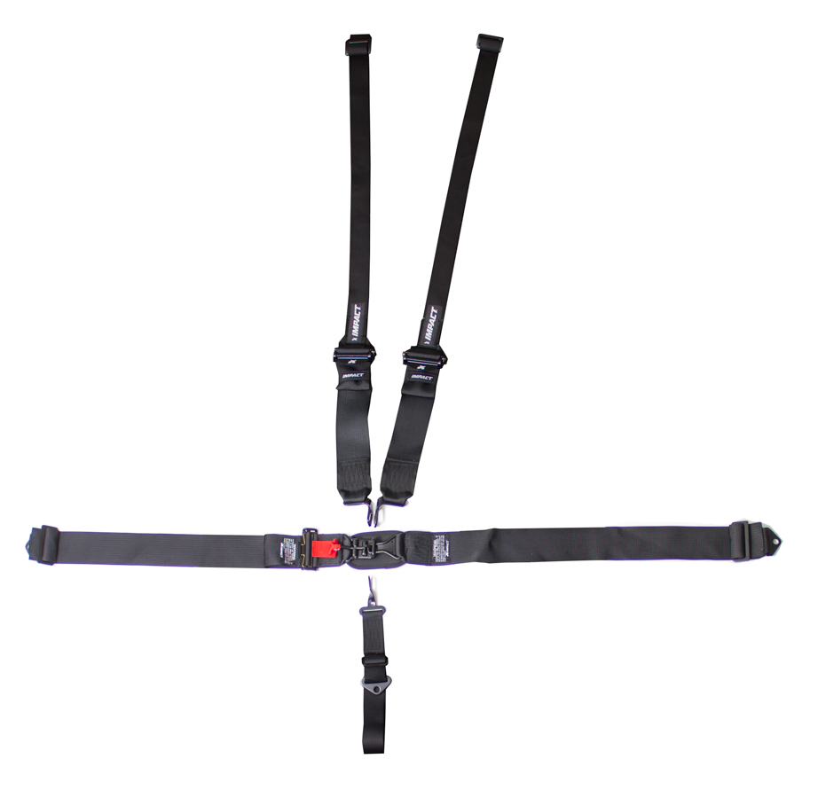 IMPACT RACING 5pt Harness L/L P/D Ind Hans Shld Fixed Left Lap 51111231