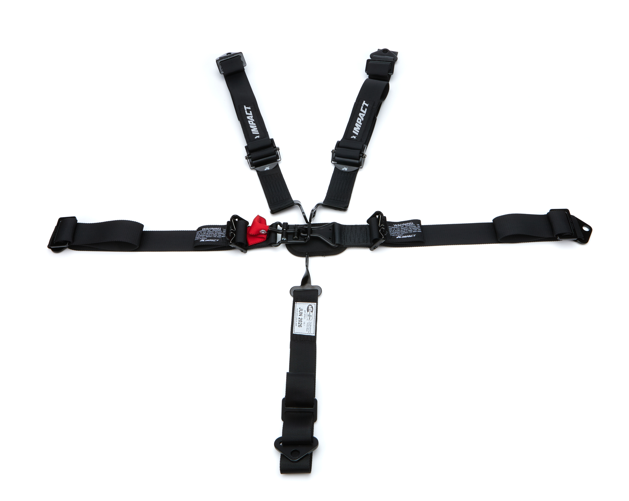 IMPACT RACING Restraint 5-PT L/L 2in P/D Both Lap Ind Shldr 53112222