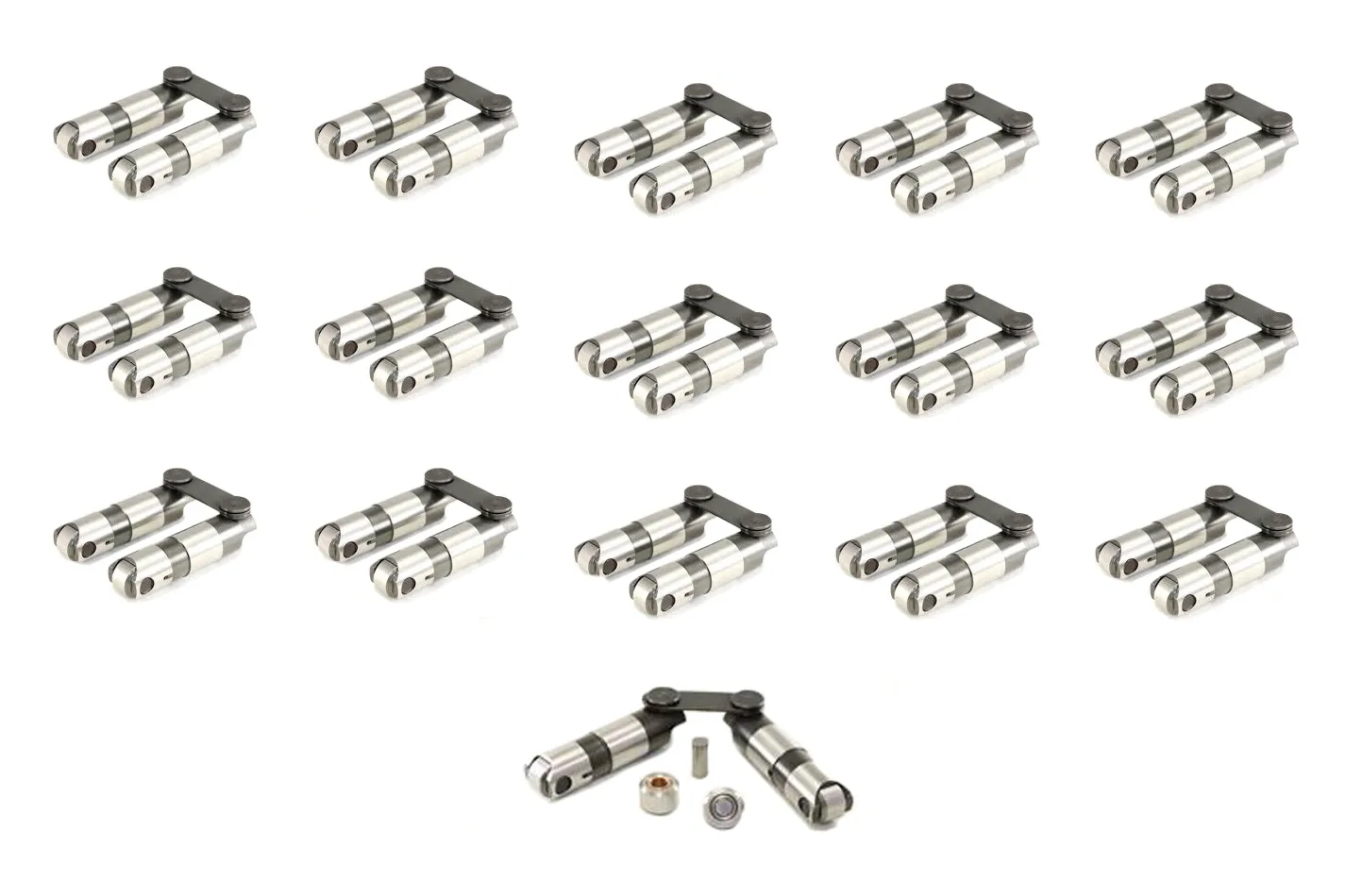 ISKY CAMS HPX EZ-Roll Hyd. Roller Set Chevy LS Series 2078HYRT