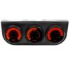 INTELLITRONIX 3 Gauge Kit LED Bargraph Panel 2-1/6 w/Red LED B9333R
