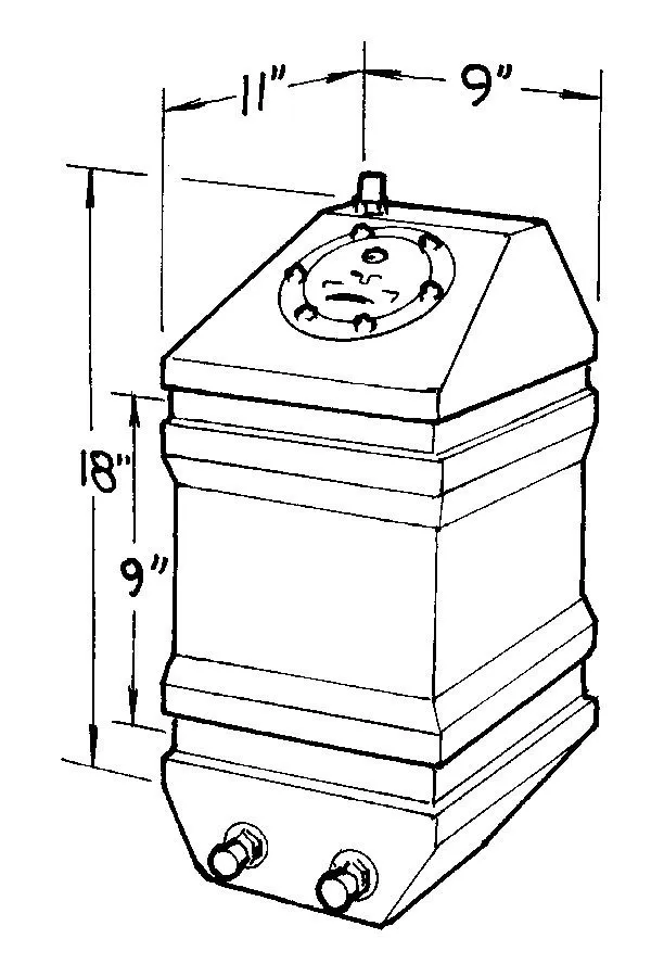 JAZ 5-Gallon Drag Race Cell 250-105-01