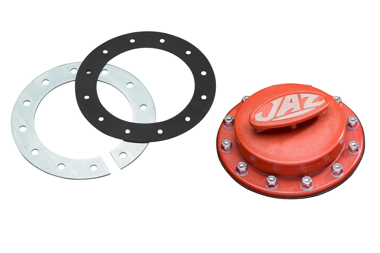JAZ T-Handle Cap Assembly 12-Bolt - Red Finish 350-301-06