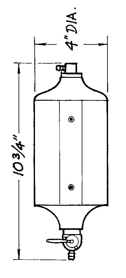 JAZ Black Radiator Catch Can 1qt. 600-025-01