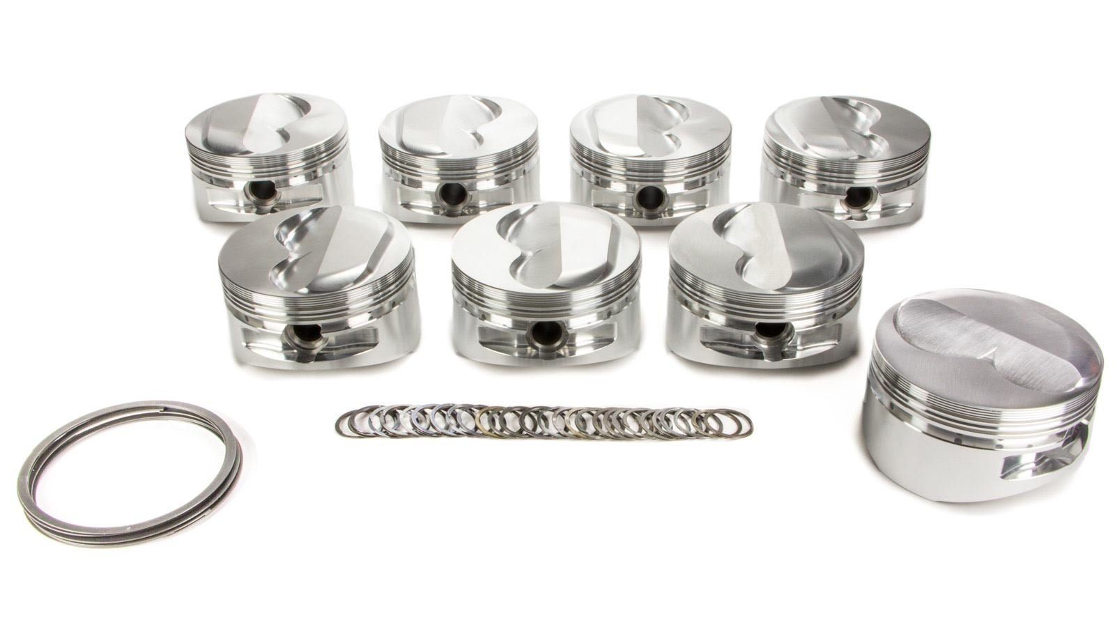 JE PISTONS SBC Domed Piston Set 4.155 Bore +3cc 173586