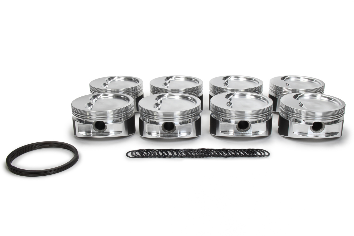 JE PISTONS SBC Dished Piston Set 4.165 Bore -26.8ccc 194888
