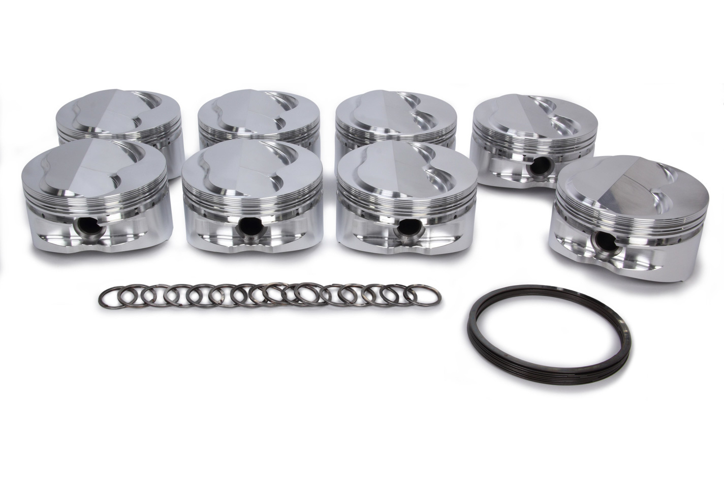 JE PISTONS SBC 400 Domed Piston Set 18 Degree 213123