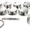 JE PISTONS BBC Flat Top Piston Set 4.500 Bore -3cc 257984