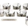 JE PISTONS SBC Flat Top Piston Set 4.045 Bore -5cc 258031