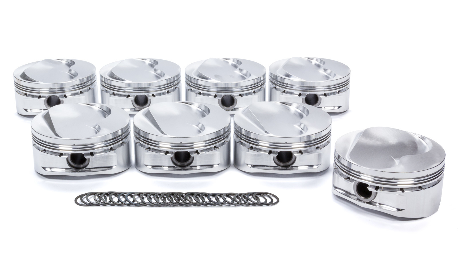 JE PISTONS SBC Domed Piston Set 4.125 Bore +4.5cc 281793