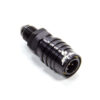 JIFFY-TITE Q/R #4 Male Str to #4 Socket Valved Black 21404J