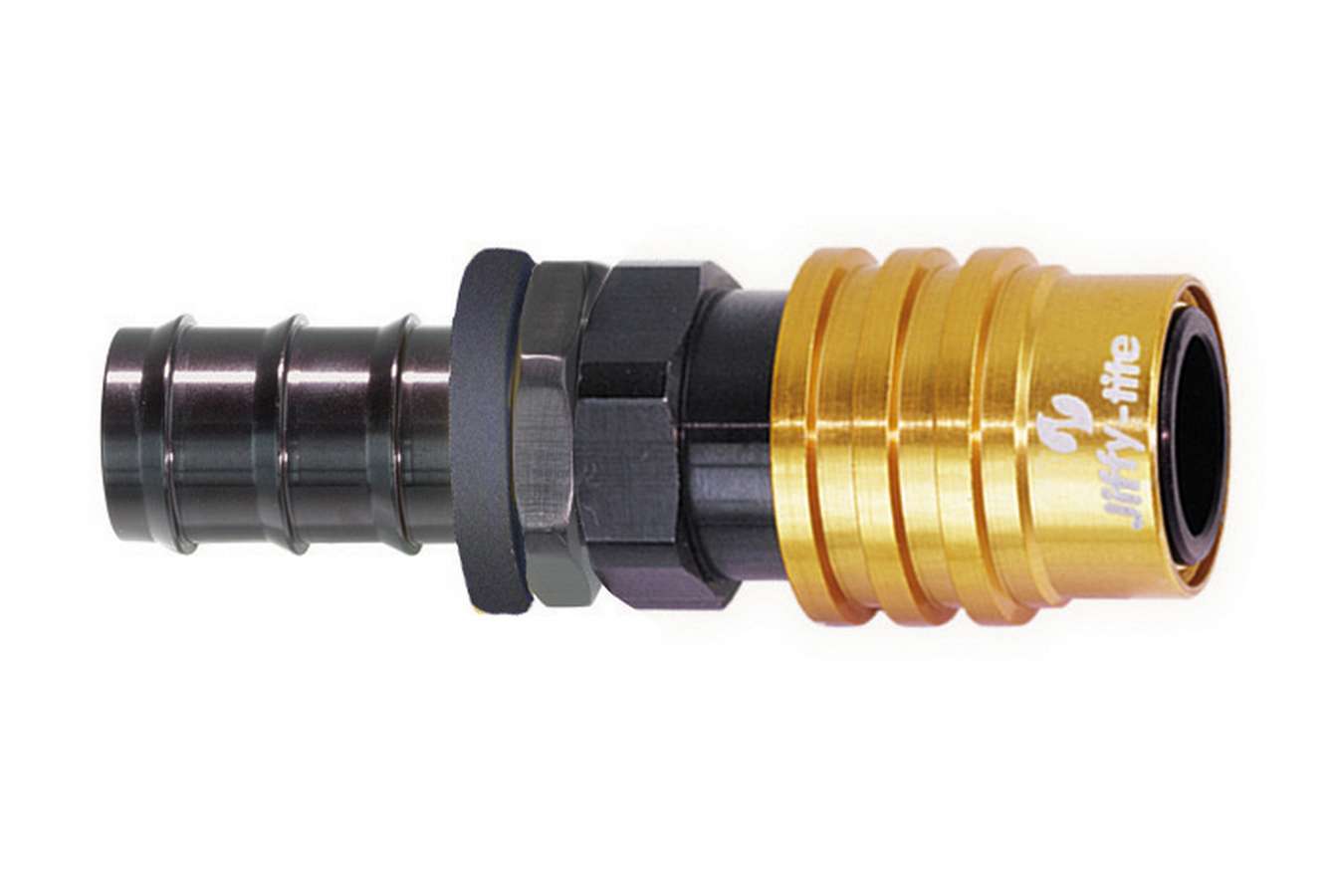 JIFFY-TITE Q/R #4 Str Male Socket Push to lock Hose Barb 21504P
