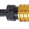 JIFFY-TITE Q/R #6 Str Male Socket w/Hose Barb-Valved 21506
