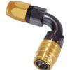 JIFFY-TITE Q/R #6 90 Deg Hose End Socket Valved 21606E